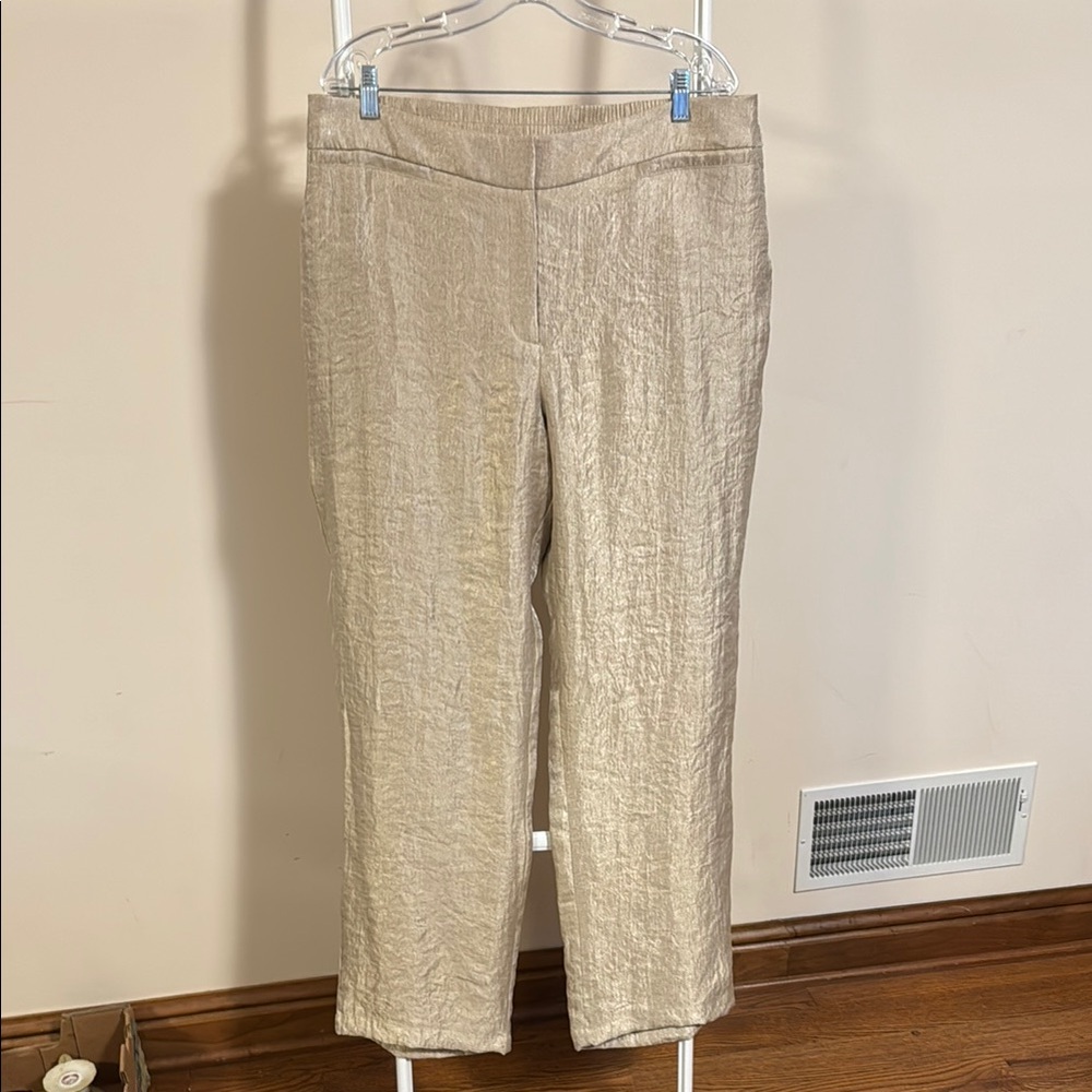 Chico’s travelers gold pants - size 2.5